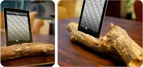 Foto 0 en  - Docks para iPad de Honest Dock hechos de madera recuperada