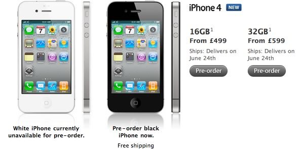 Foto 0 en  - El iPhone 4 se puede comprar desbloqueado en Canad�, Francia, y Reino Unido