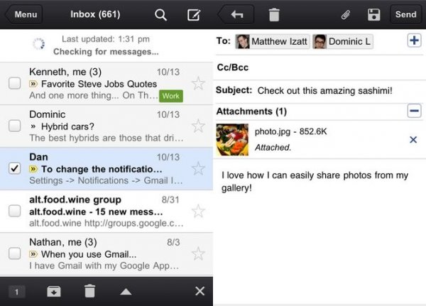 Foto 0 en  - Gmail App para iPad, iPhone y iPod touch