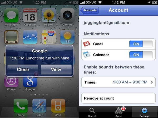 Foto 0 en  - Google Mobile App actualizada con notificaciones de Gmail y Google Calendar
