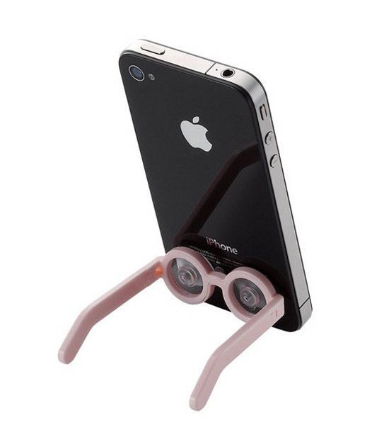 Foto 0 en  - Siporte con forma de anteojos para iPhone