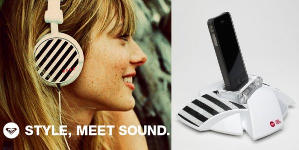 Foto 0 en  - Altavoces y auriculares para iPod de Roxy y JBL