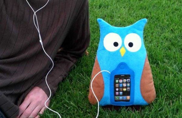 Foto 0 en  - Swoop the Owl, el b�ho de peluche para tu iPhone o iPod touch