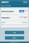 Jibbigo traductor de lenguaje hablado Español Inglés