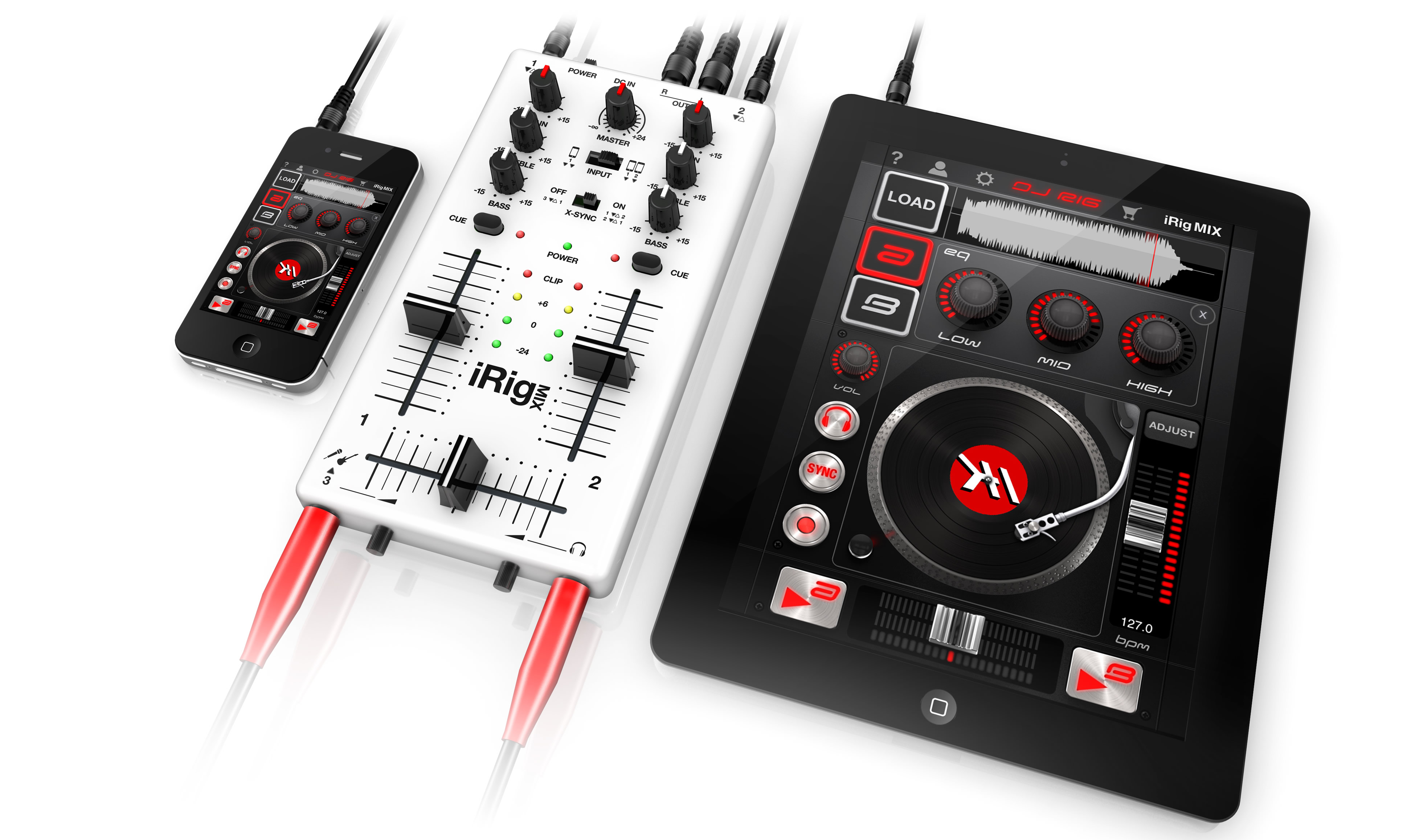 iRig MIX consola para mezclar tu música en iOS #CES2012