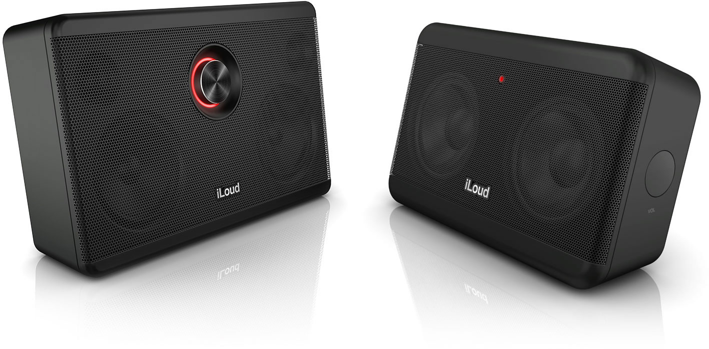 iLoud y iLoud Mini, monitores de sonido portátiles, inalámbricos y recargables.