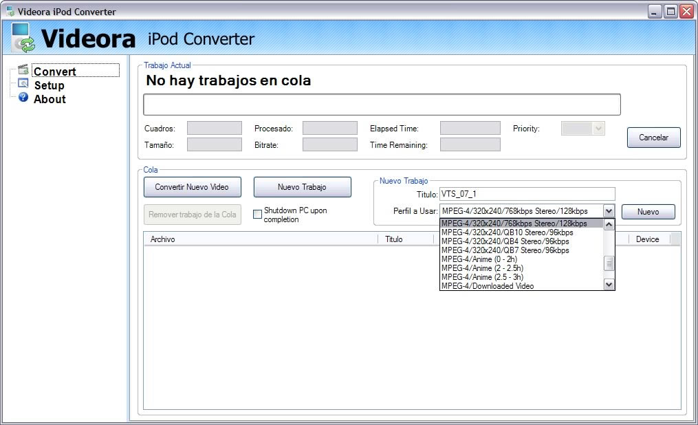 descargar videora ipod converter