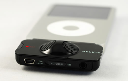 Belkin TuneTalk, un micrófono estéreo para iPod