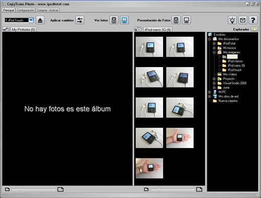 CopyTrans Photo 2 con  iPod touch
