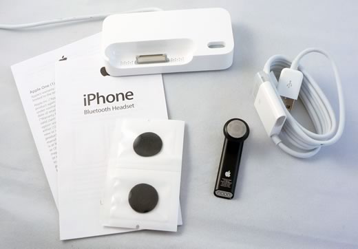 Contenido del iPhone Bluetooth Headset