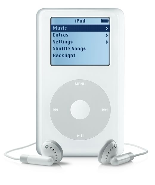 iPod 4G ó iPod con rueda de clic (monocromo)