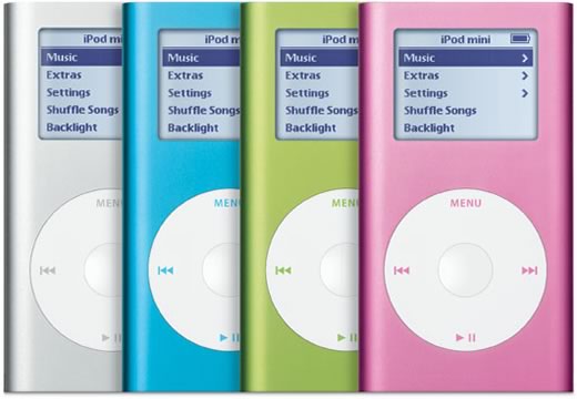 iPod mini de segunda generación