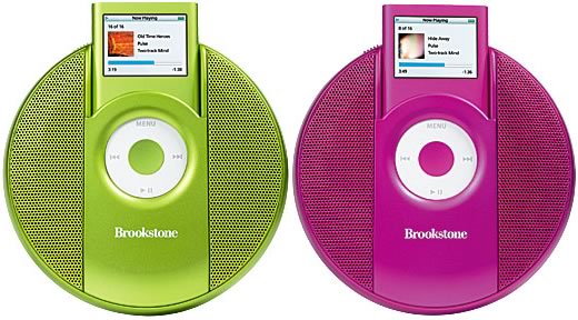 Mini sistema de altavoces para iPod nano