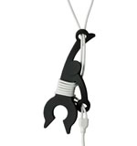 Un hombrecito de silicona para el cable de los auriculares de tu iPod