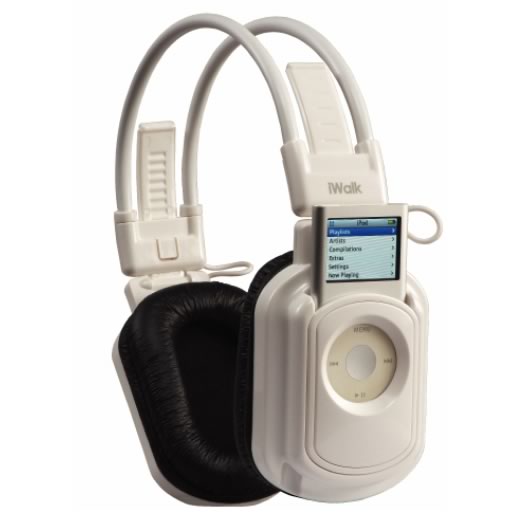 Auriculares plegables iWalk para iPod nano