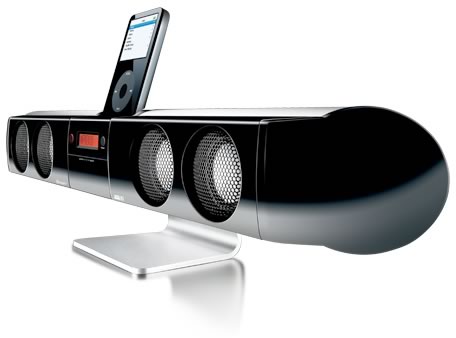 iBeam Stereo con AM/FM & Dock Universal para iPod
