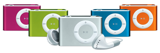 El iPod shuffle ahora en colores