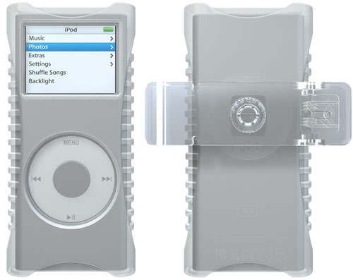 Funda XtremeMac TuffWrap para iPod nano clear