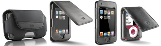 Tres nuevos estilos de funda de DLO para el iPod nano, touch y classic