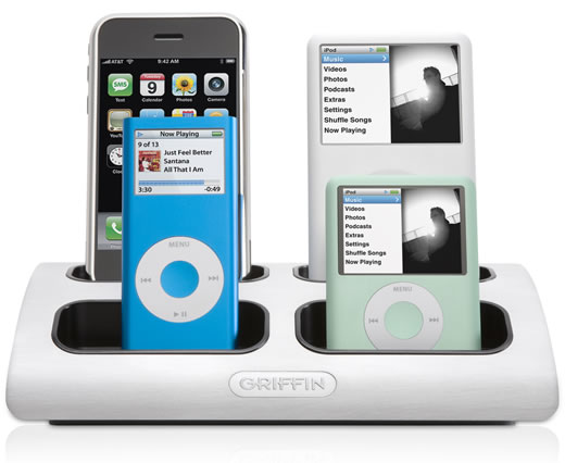 Griffin PowerDock 2 carga tu iPod e iPhone al mismo tiempo