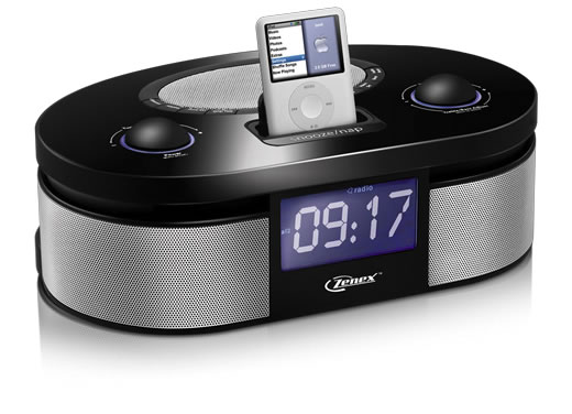 Cinco sistemas de altavoces de Zenex con dock para iPod