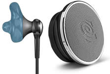 Altavoz Orbit y auriculares Upgrader de Altec Lansing