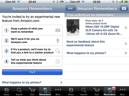 Amazon Mobile para tu iPhone o iPod touch