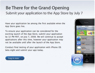 El 7 de julio es la fecha limite para presentación de aplicaciones en App Store
