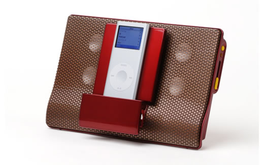 Altavoces portátiles para iPod con buen diseño