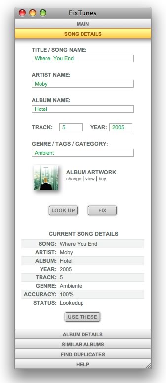 Fixtunes corrige y y completa la información de tu biblioteca iTunes