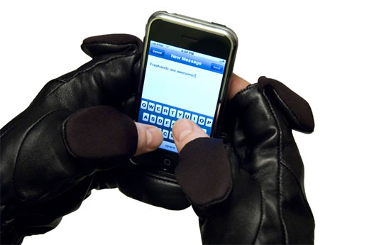 Guantes para iPhone y iPod touch de Freehands