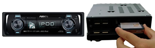 Fusion CA-1P500, un estéreo que esconde a tu iPod en su interior 