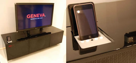 Geneva Lab presenta un prototipo de media center con dock para iPod