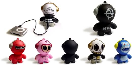 Headphonies: mini altavoces con personalidad para tu iPod