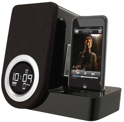 iHome iH41B, un reloj despertador que rota para iPod