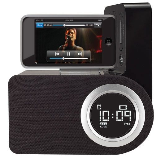 iHome iH41B, un reloj despertador que rota para iPod