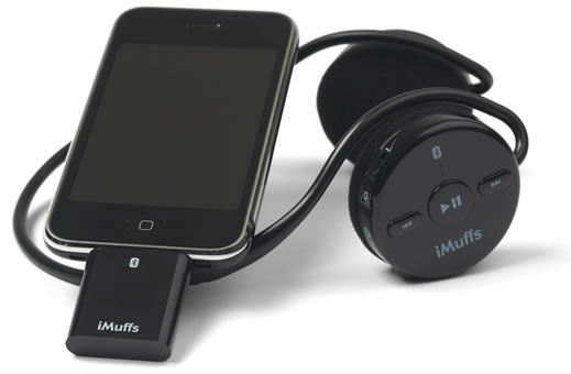 iMuffs: Auriculares inalámbricos para iPhone y iPod 