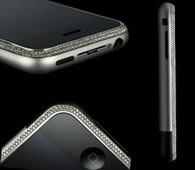 Un iPhone con diamantes