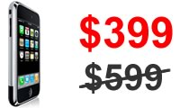Apple baja el precio del iPhone de 8GB a $399