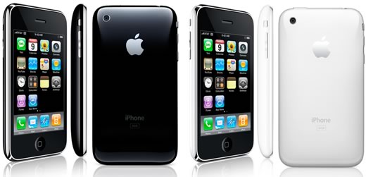 iPhone 3G en blanco y negro