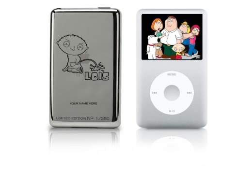 iPod con grabados de X-files, 24, Family Guy y Juno