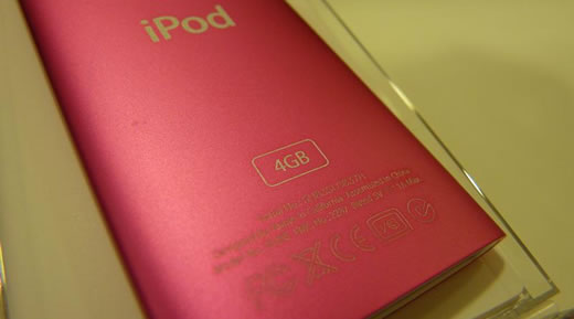 iPod nano de cuarta generación de 4GB aparece en Europa