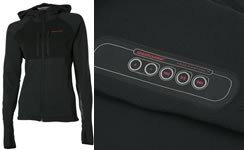 iRebel, una campera de polar con capucha y compatible con el iPod