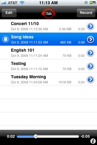 Griffin: App iTalk para iPhone y iPod touch