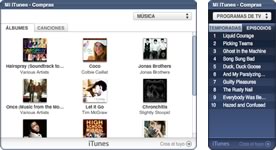 Los widgets de Mi iTunes para tu página Web o blog