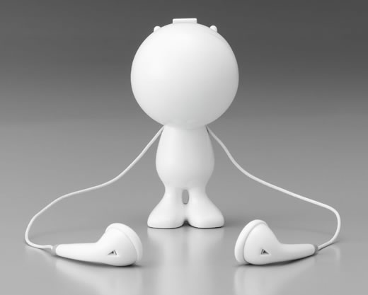 Mu-Bot Auriculares robot para iPod