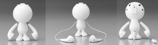Mu-Bot Auriculares robot para iPod