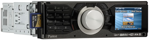 Parrot RK8200, un estéreo con conexión a iPod, manos libres y radio RSD 