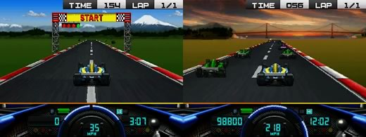 Pole Position Remix, un juego de carreras de coches para iPod