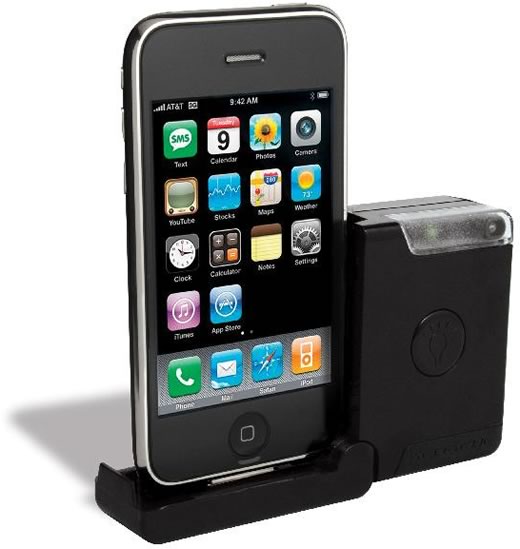 Cargador para iPod y iPhone y luz de noche de Scosche 
